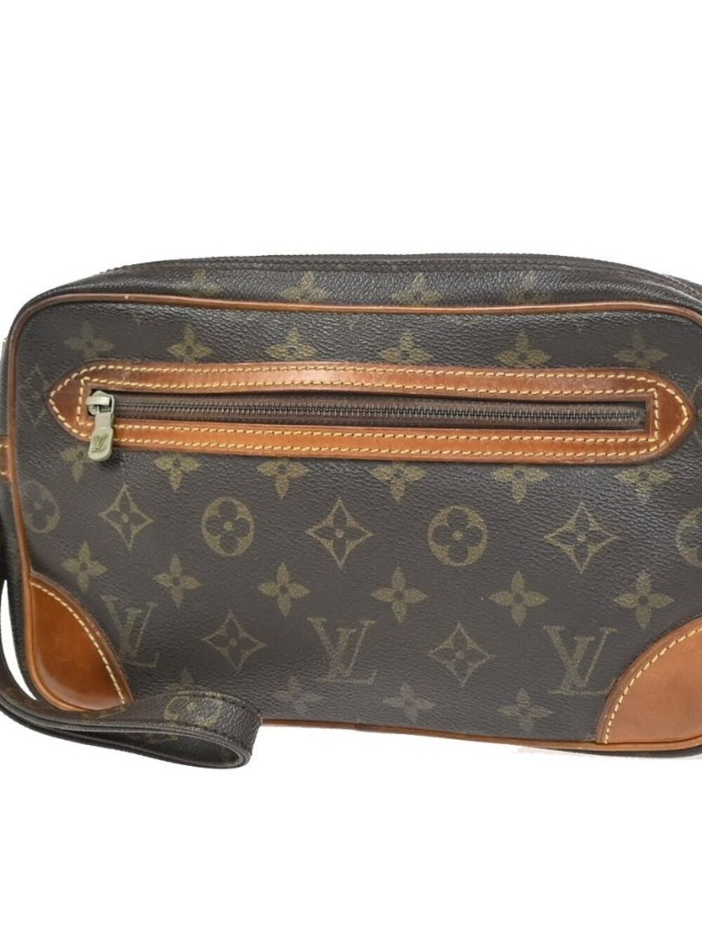 LOUIS VUITTON Marly Dragonne GM Clutch Hand Bag Monogram Brown M51825 67AA206
